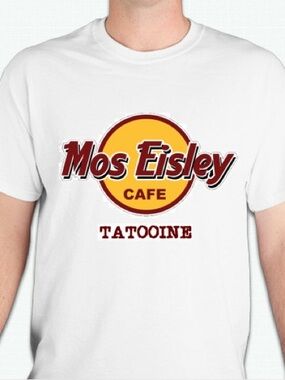 Mos Eisley cafe Star Wars   tshirt shirt Unisex 100 percent cotton brand new